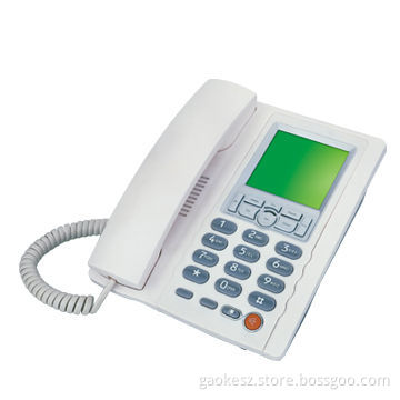 Caller ID Phone with Auto IP and Alarm Settings
